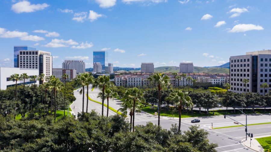 Orange County skyline